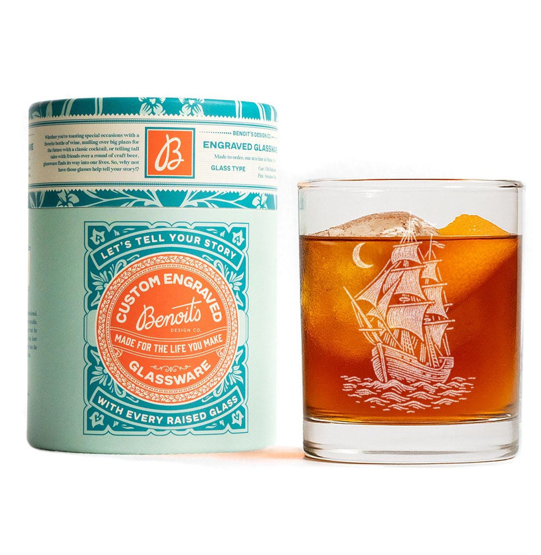 Pirate Ship Glasses