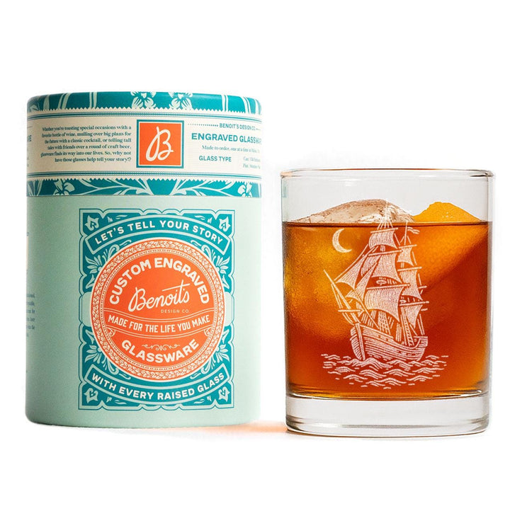 Pirate Ship Glasses