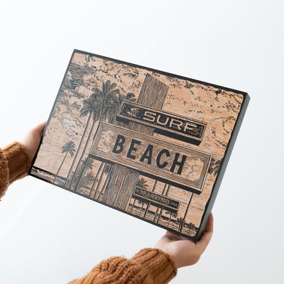 Surf Beach Sign Wall Art