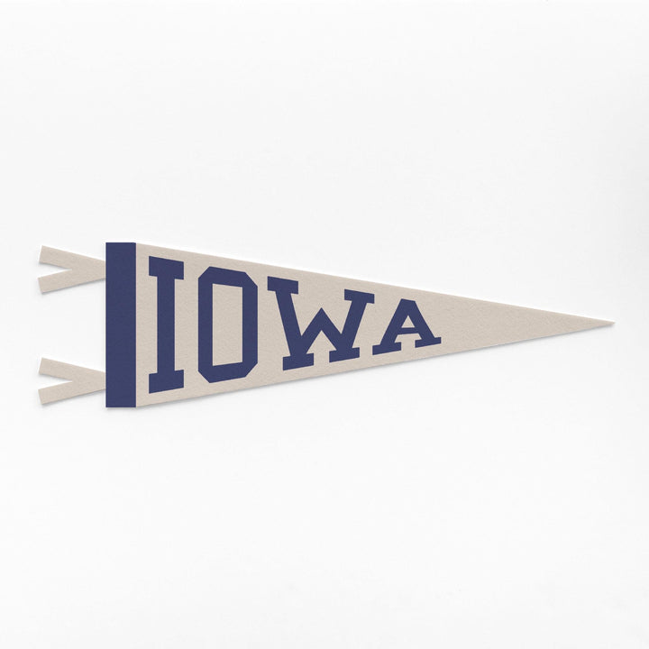 Iowa Varsity Felt Pennant