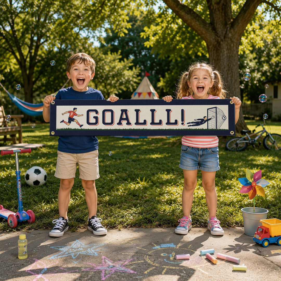 GOALLL! Felt Banner