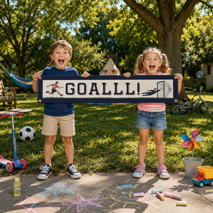 GOALLL! Felt Banner