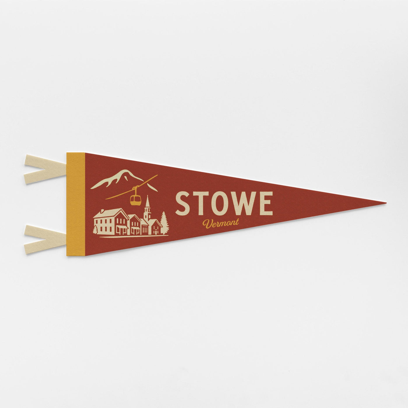 Stowe Vermont Felt Pennant