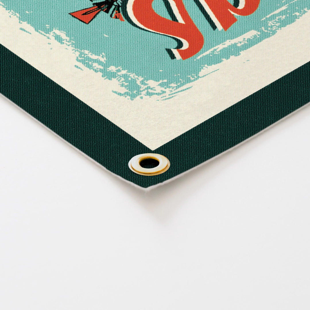 Texas Felt Camp Flag