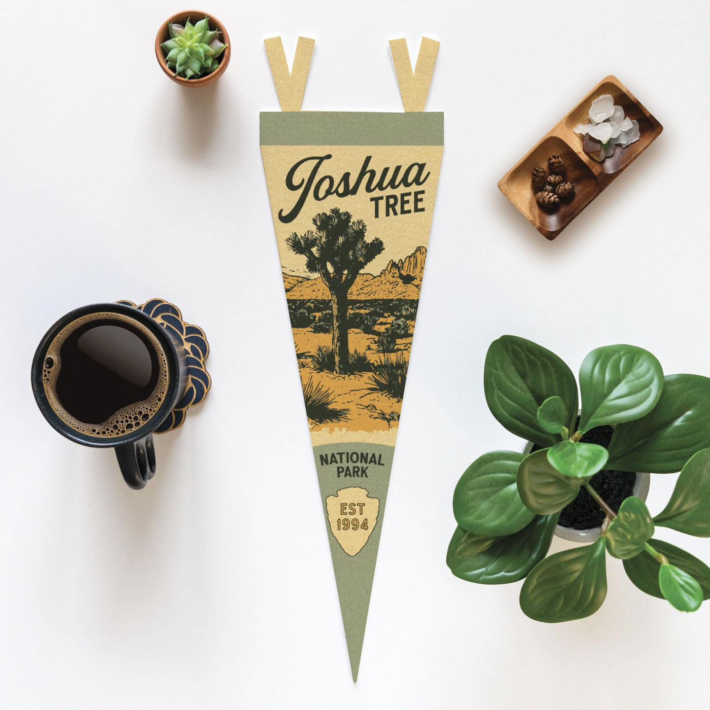 Joshua Tree National Park Felt Pennant