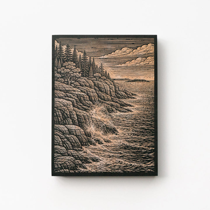 Acadia National Park Engraved Birch Art Panel