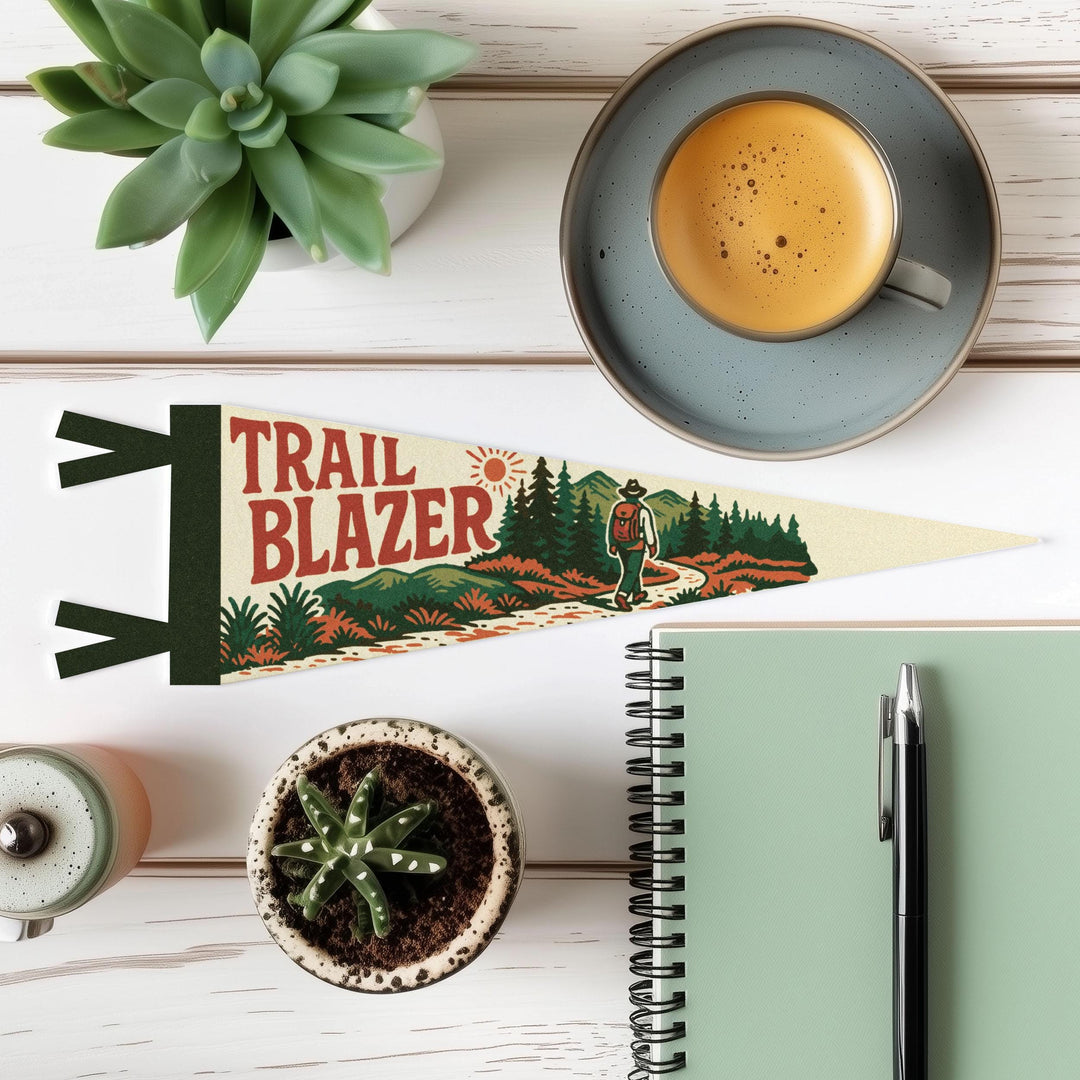 Trail Blazer Felt Pennant