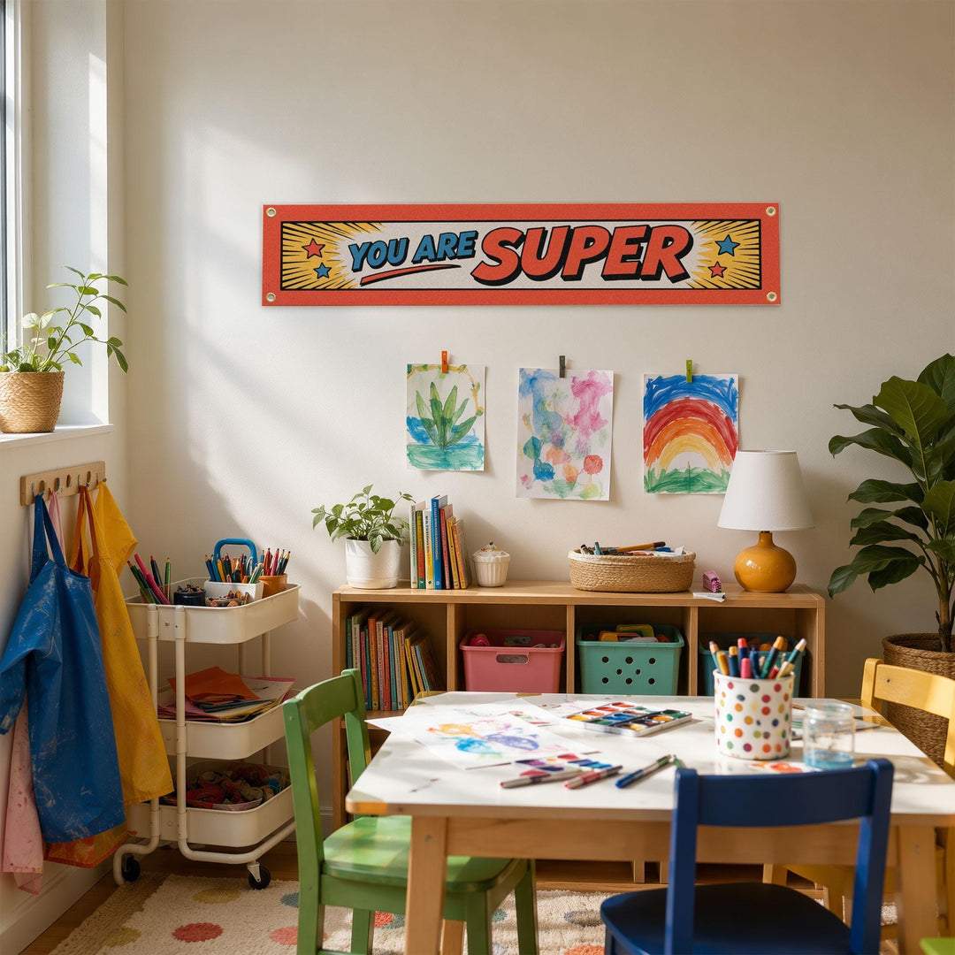 You Are Super Felt Banner