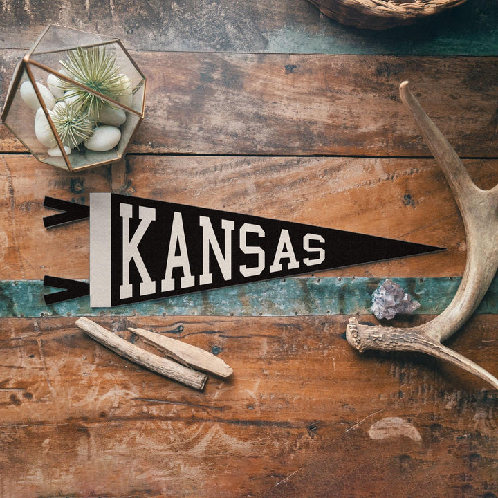 Kansas Varsity Felt Pennant