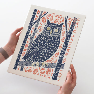 Owl Art Print
