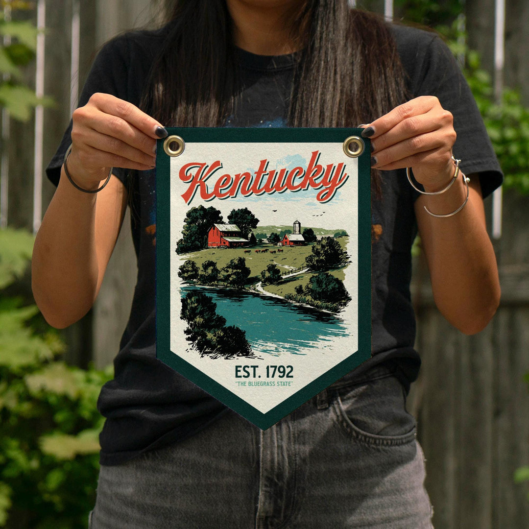 Kentucky Felt Camp Flag