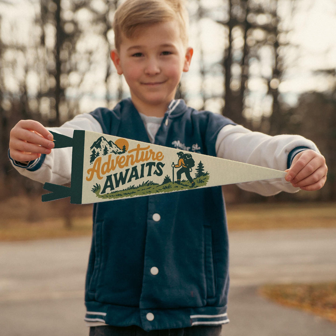 Adventure Awaits Felt Pennant
