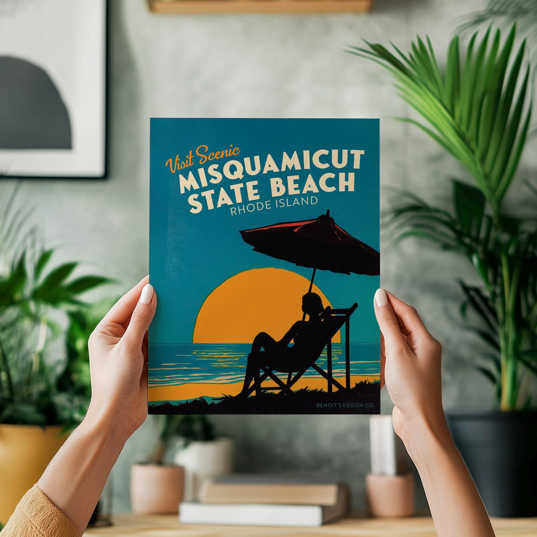 Custom Beach Travel Poster