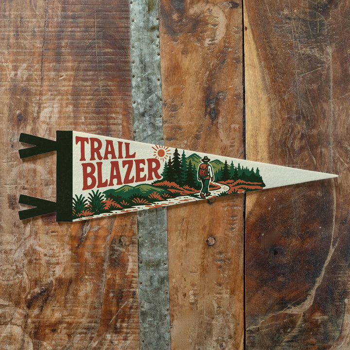 Trail Blazer Felt Pennant
