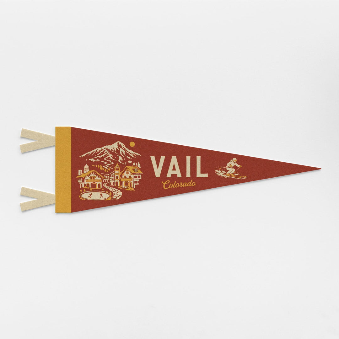 Vail Colorado Felt Pennant