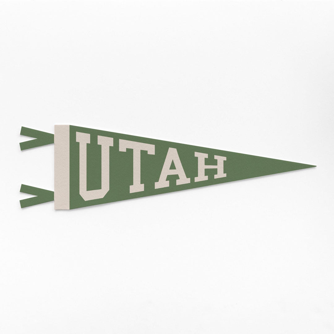 Utah Varsity Felt Pennant