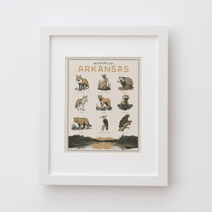 Arkansas Wildlife Print