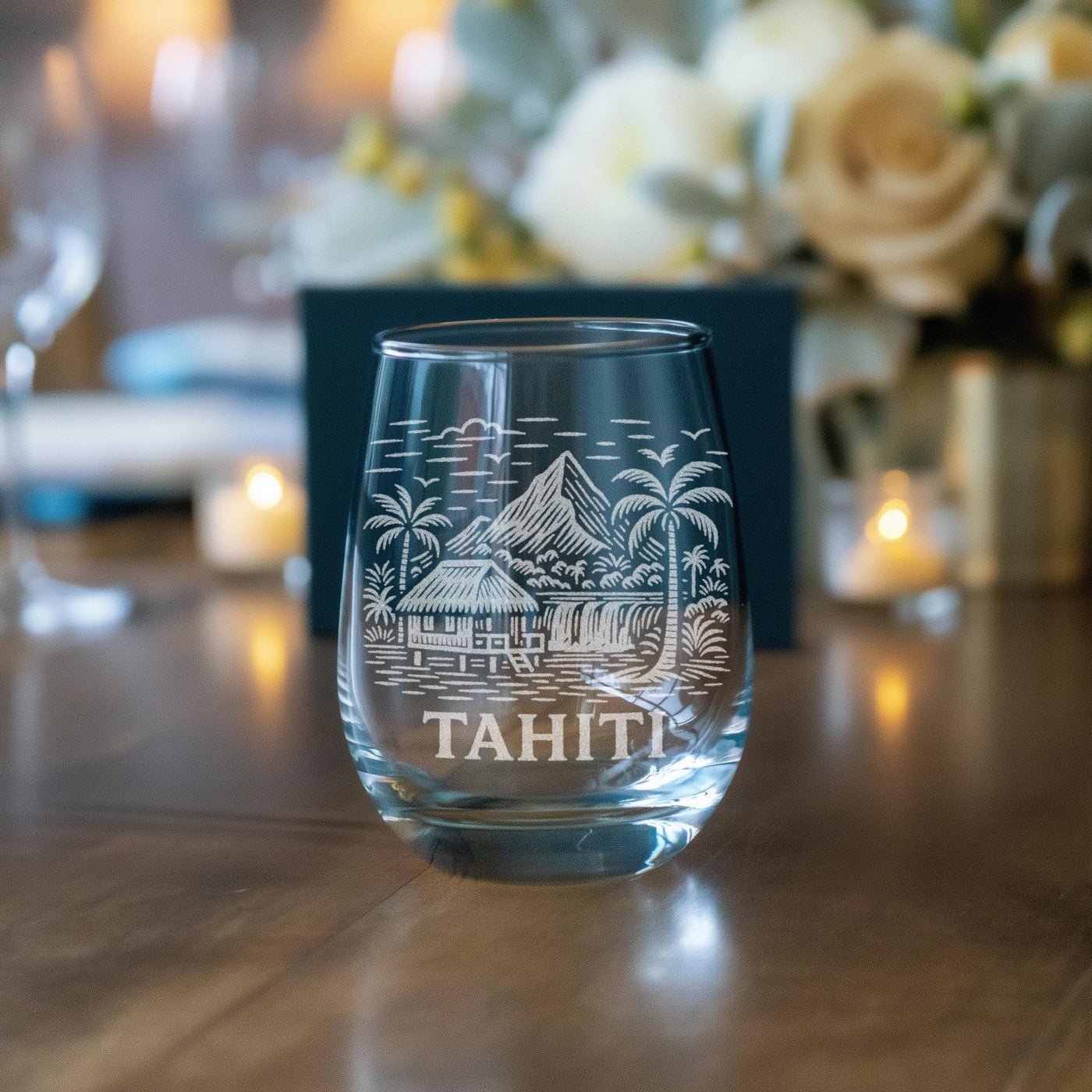 Tahiti French Polynesia Glass