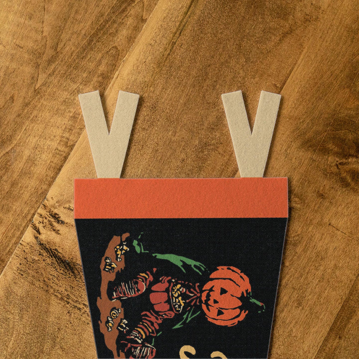 Trick or Treat Felt Pennant
