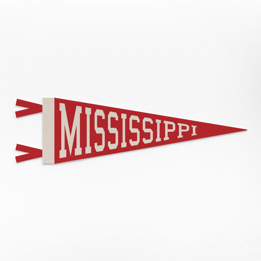Mississippi Varsity Felt Pennant