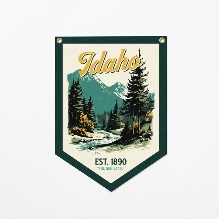 Idaho Felt Camp Flag