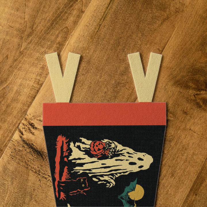 Happy Haunting Felt Pennant