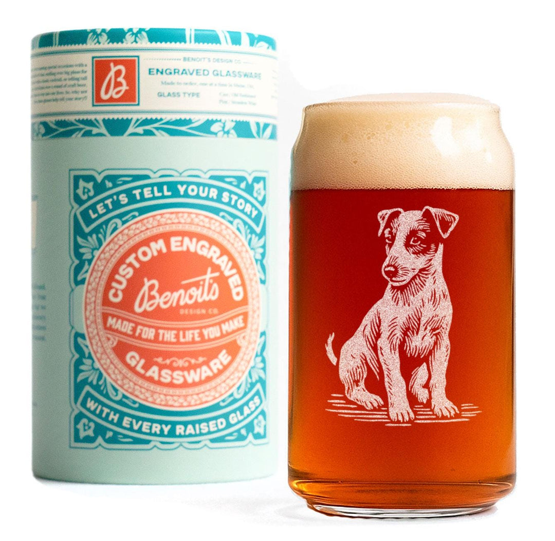 Russell Terrier Customizable Dog Glasses