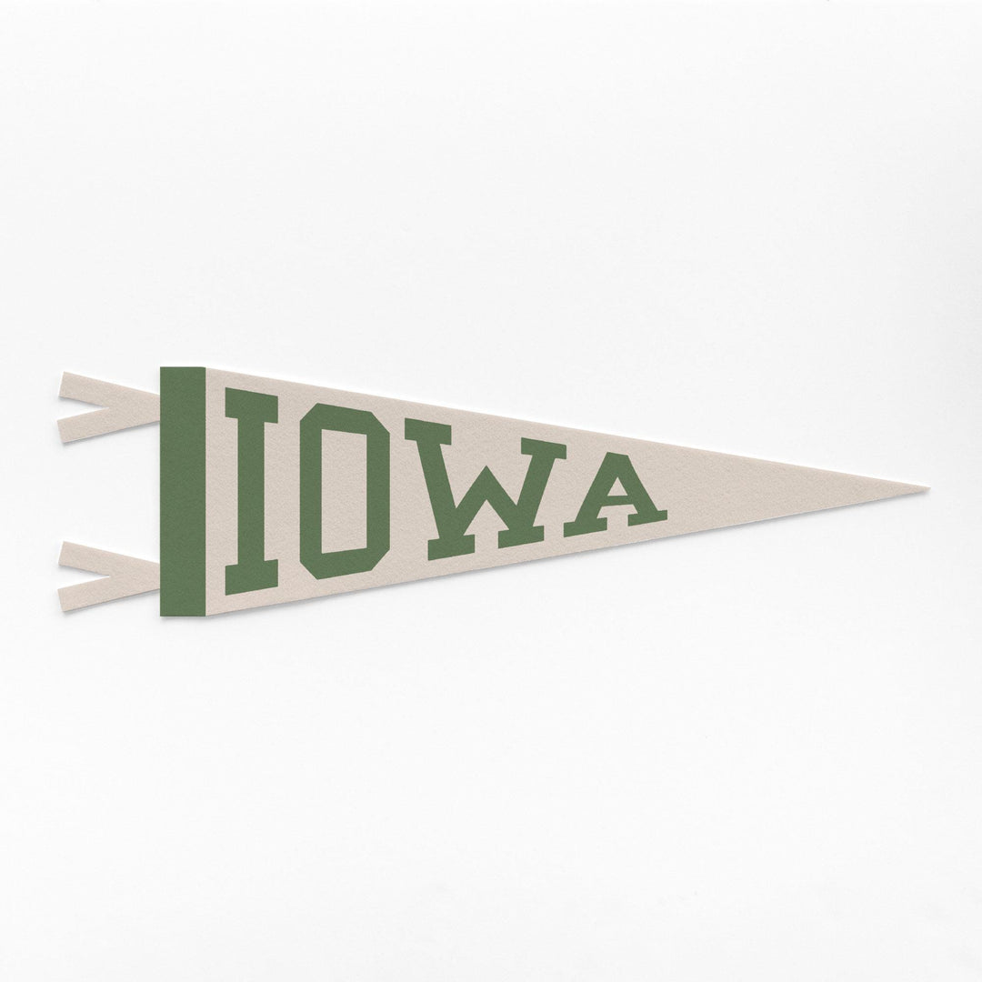 Iowa Varsity Felt Pennant