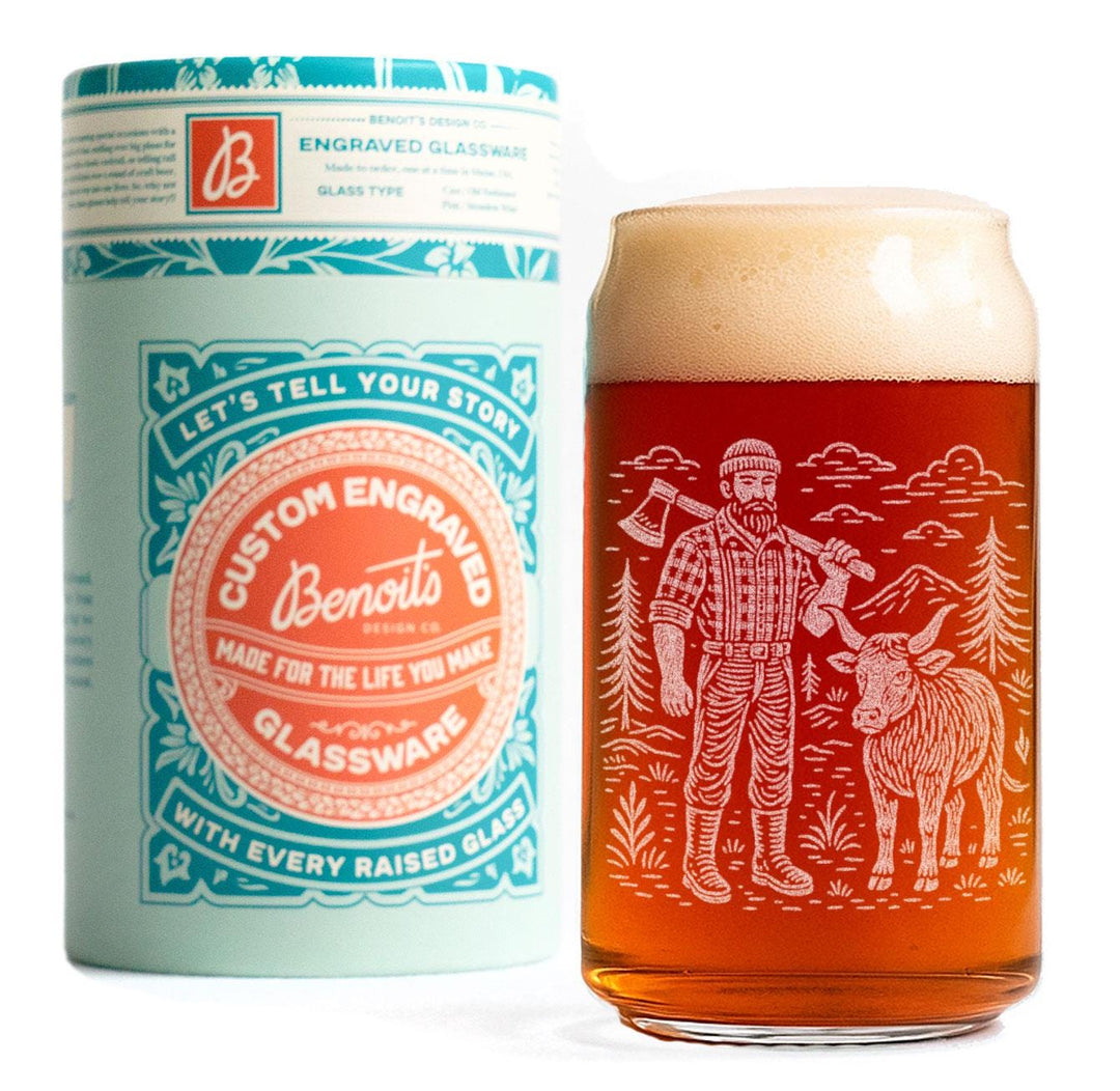 Paul Bunyan &amp; Blue Ox Glasses