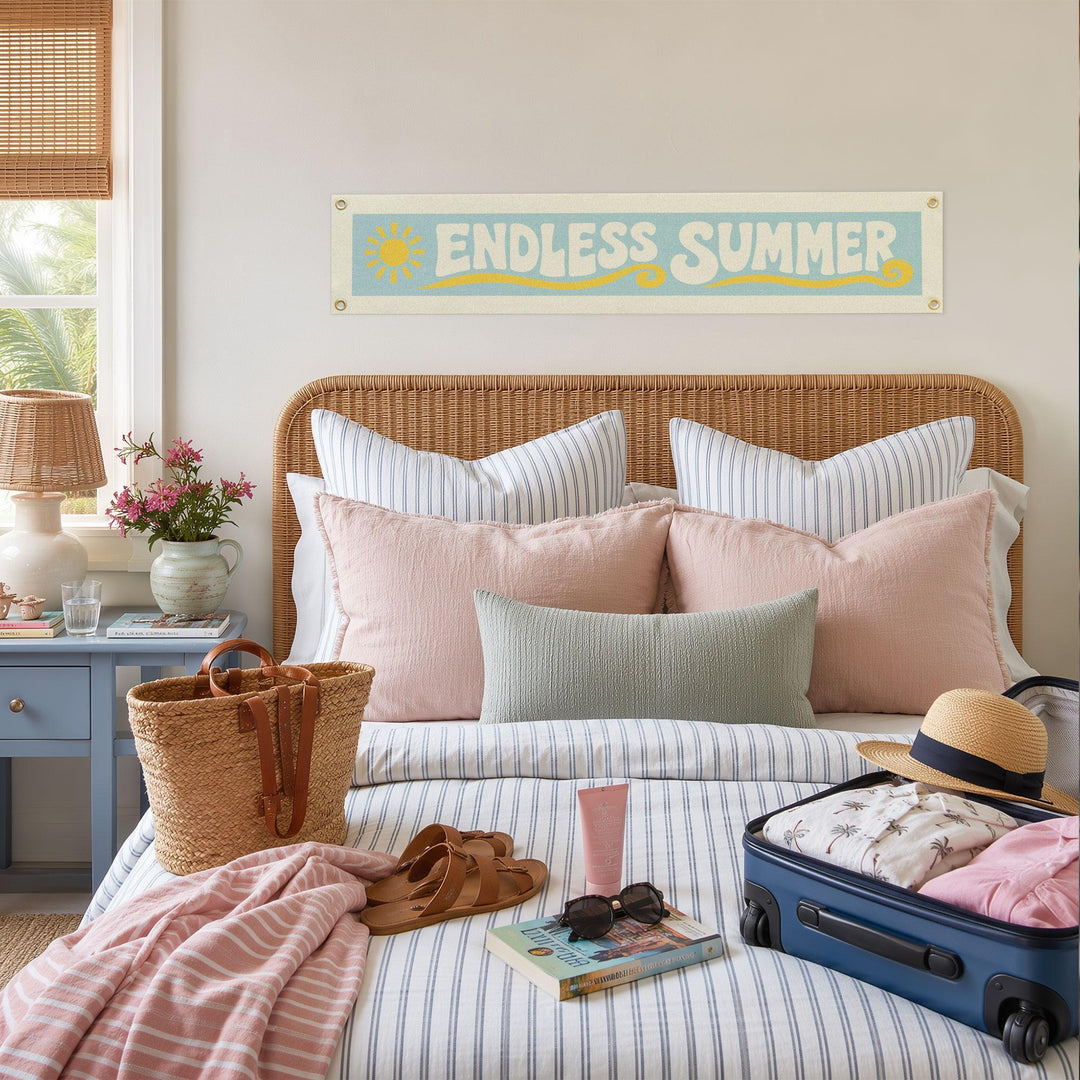 Endless Summer Felt Banner
