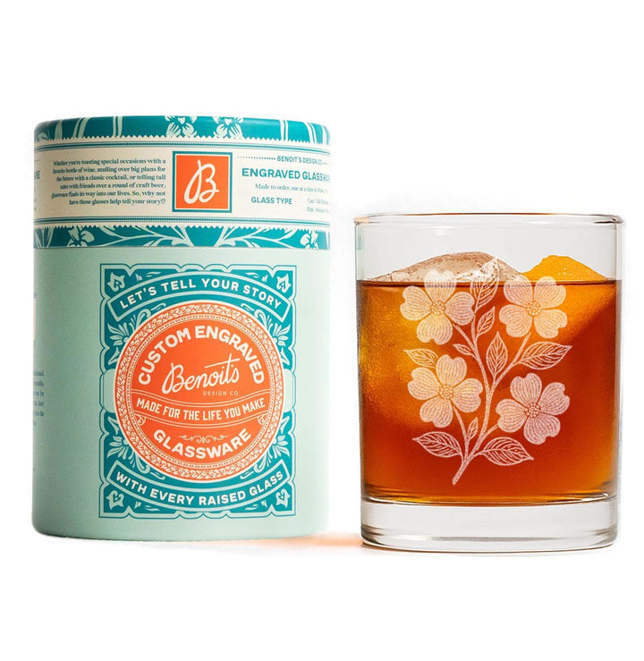 Dogwood Flower Glasses