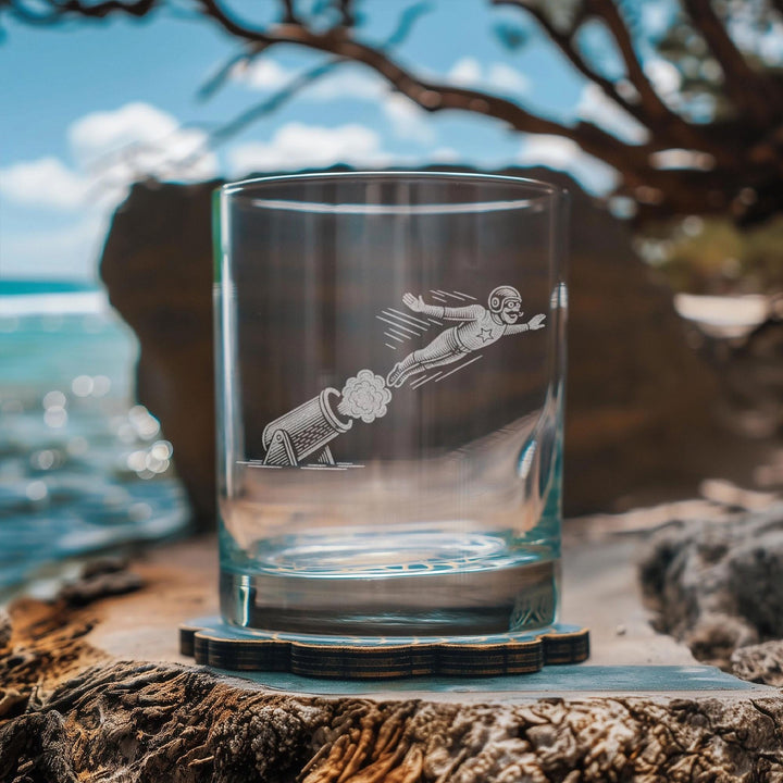 Human Cannonball Glasses
