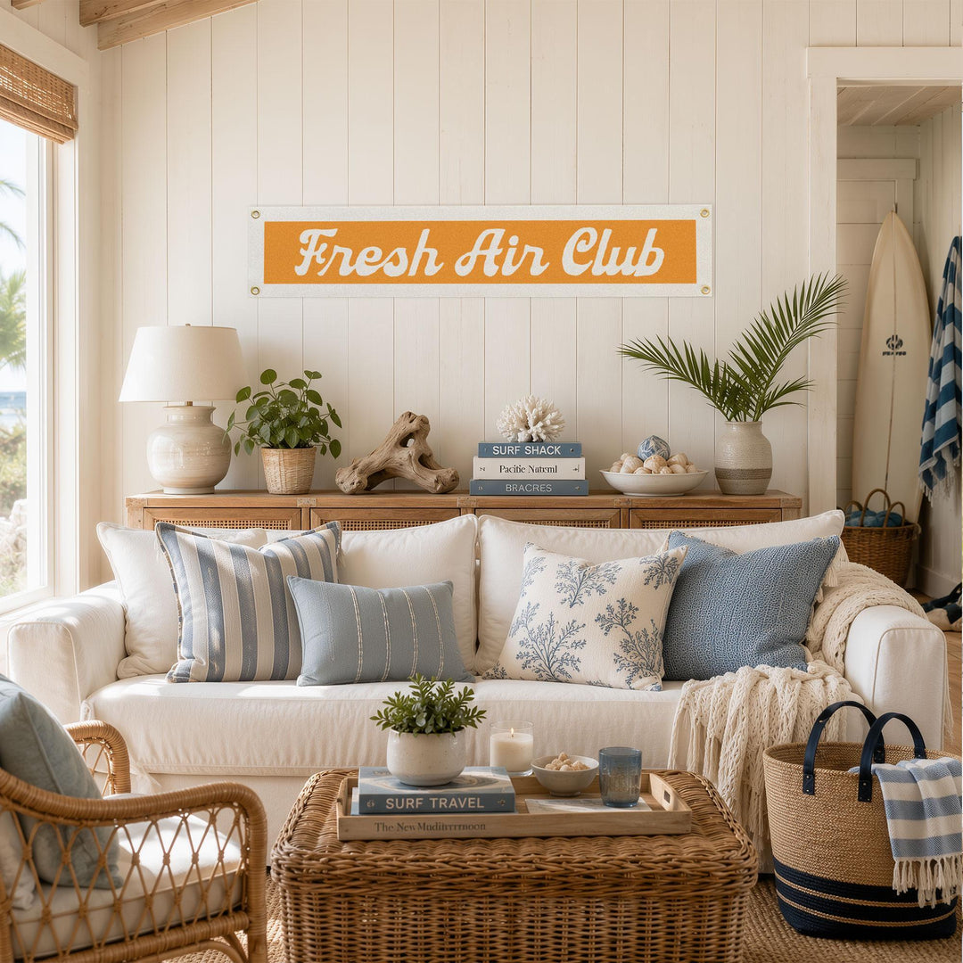 Fresh Air Club Felt Banner