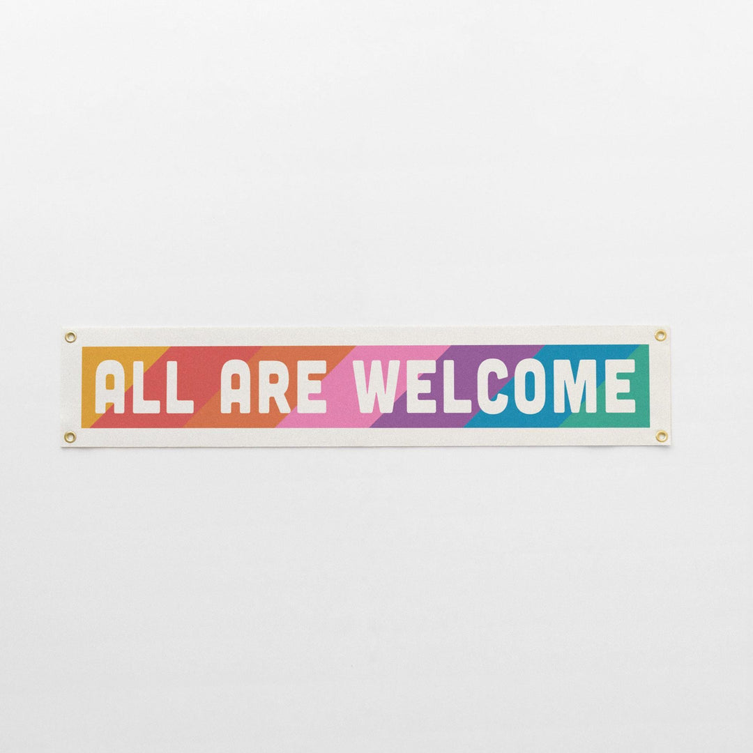 All Are Welcome Felt Banner