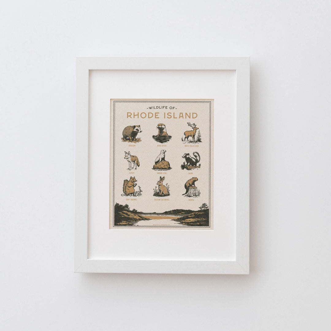 Rhode Island Wildlife Print