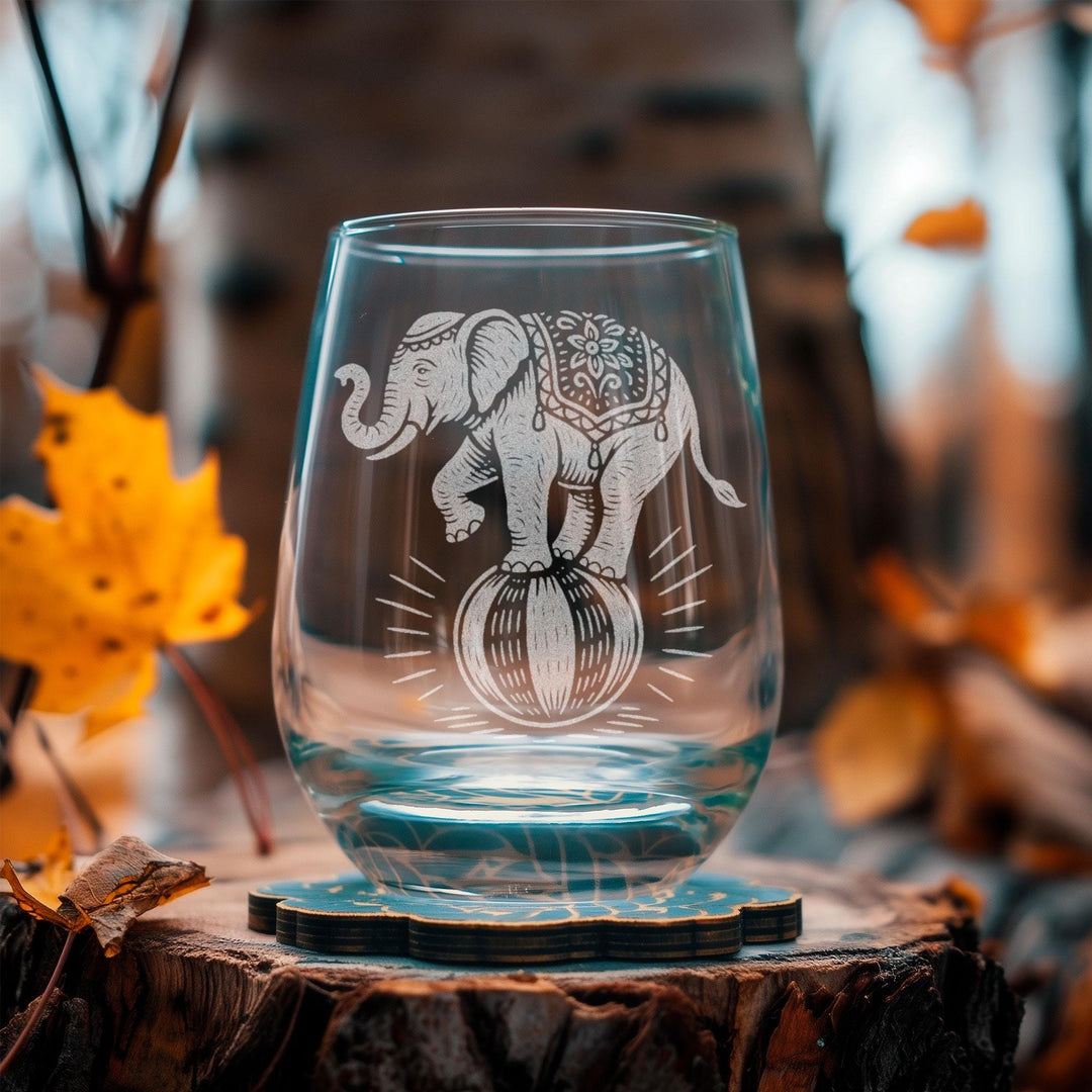 Circus Elephant Glasses