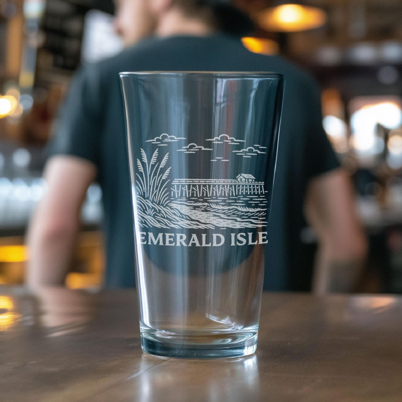 Emerald Isle North Carolina Glass