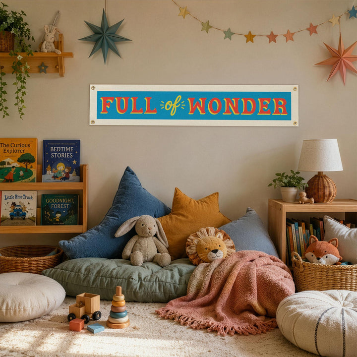 Full of Wonder Felt Banner