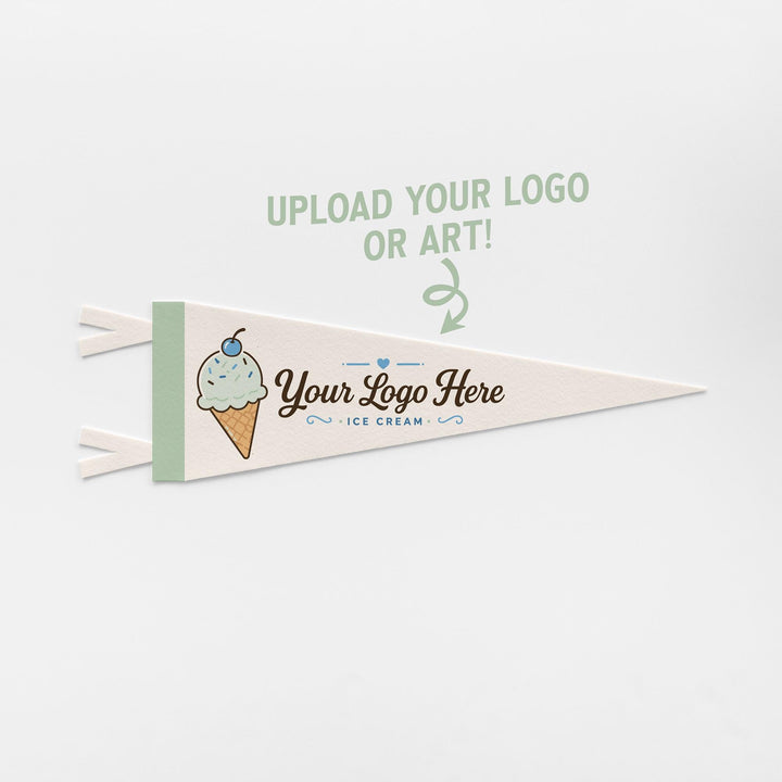 Custom Logo Felt Pennant