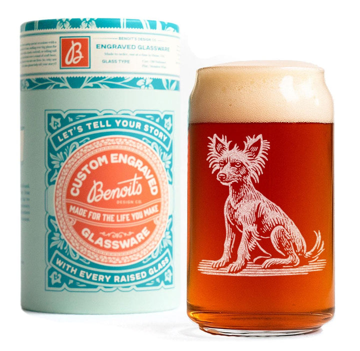 Chinese Crested Customizable Dog Glasses