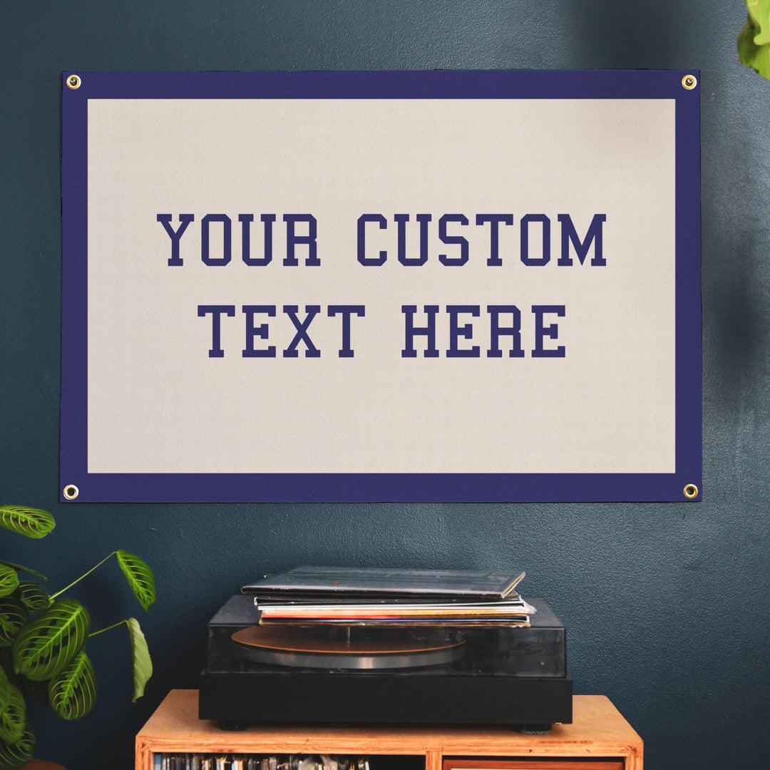 Custom Varsity Sign Felt Banner