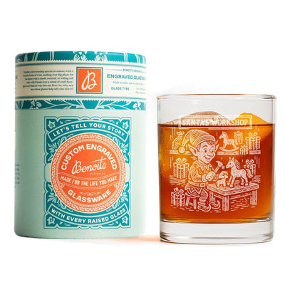 Santa’s Workshop Glass