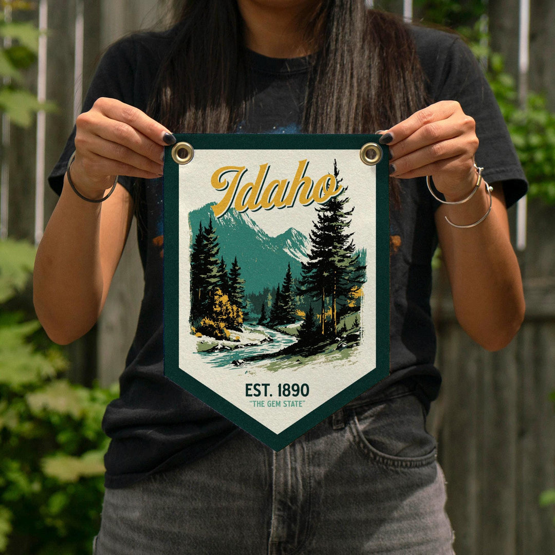 Idaho Felt Camp Flag