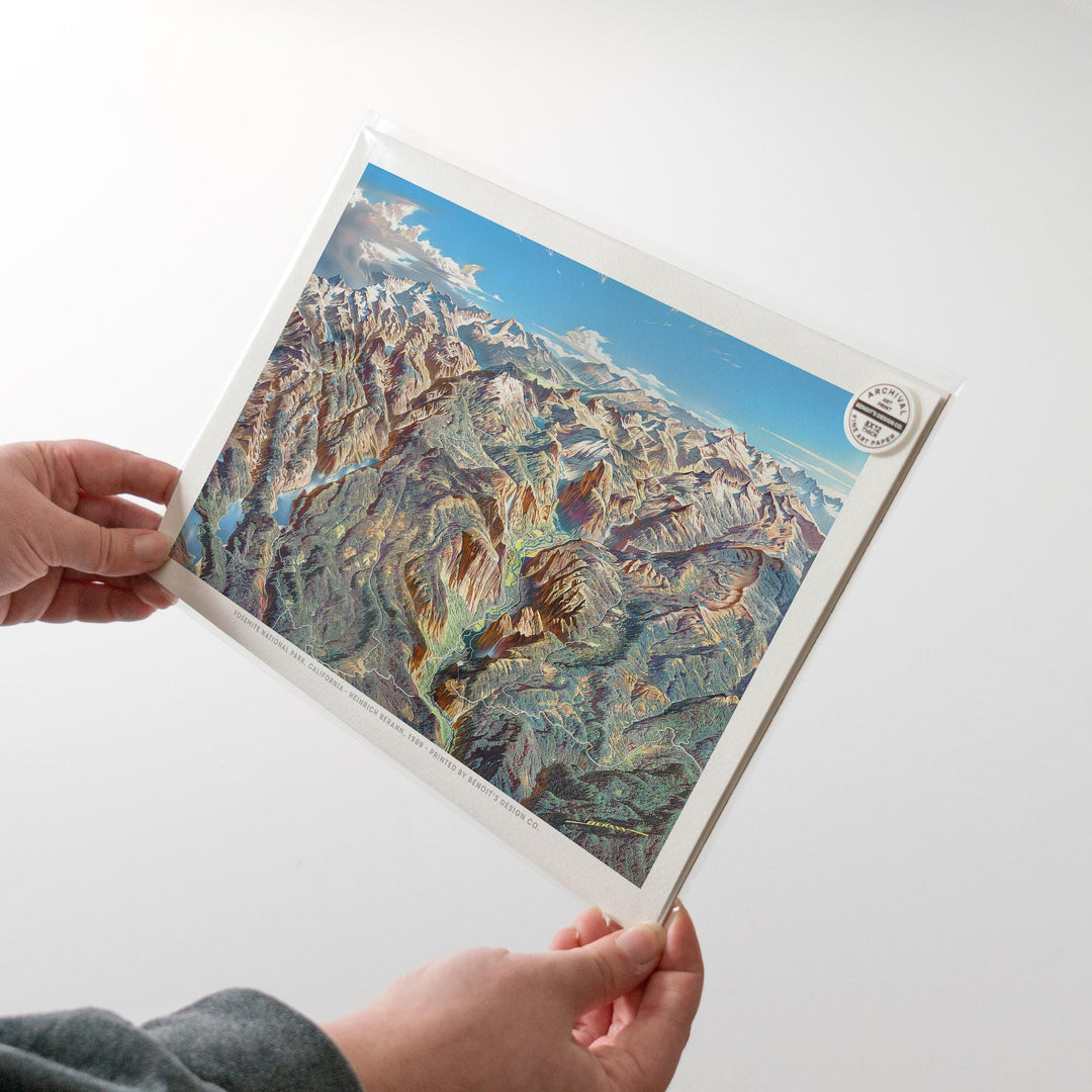 Yosemite National Park Historic Art Print