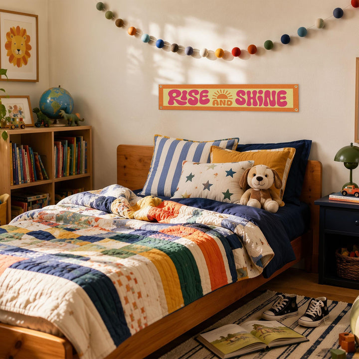 Rise &amp; Shine Felt Banner