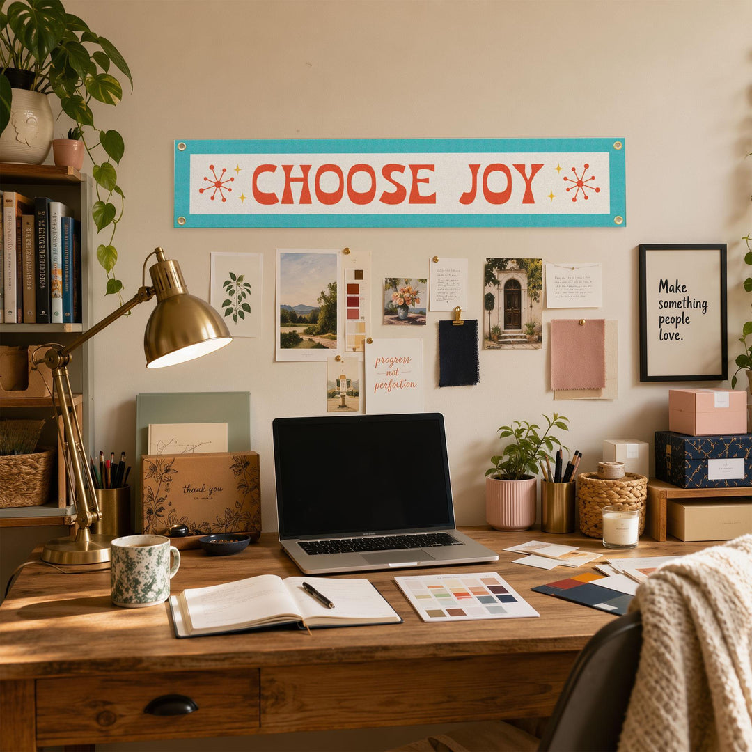 Choose Joy Felt Banner