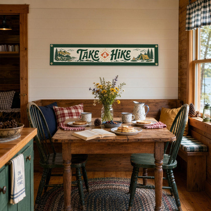 Take A Hike Felt Banner