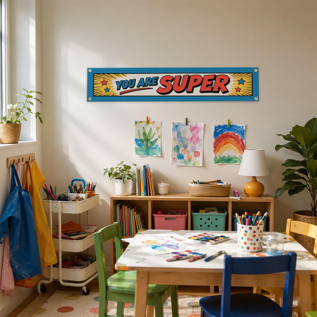 You Are Super Felt Banner