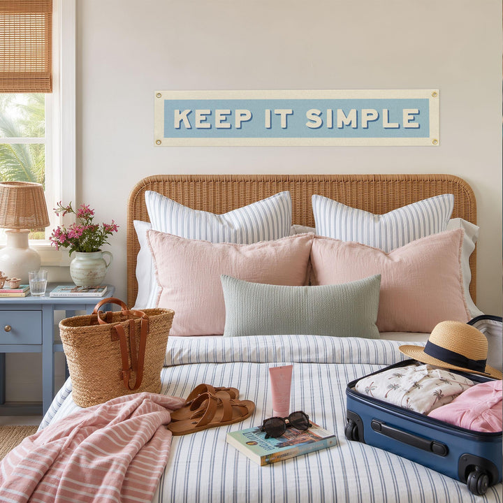 Keep It Simple Felt Banner