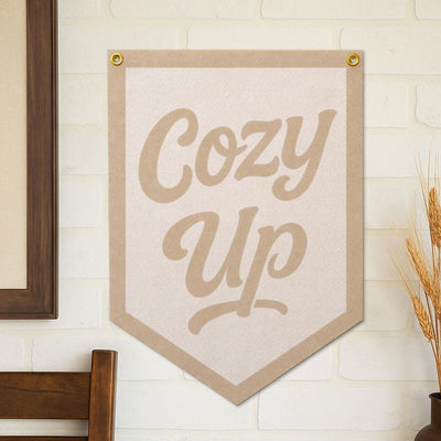 Cozy Up Felt Camp Flag